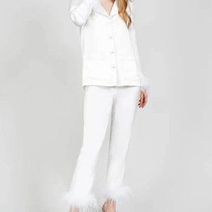 Nadine Merabi Darcie White Pajamas- Size S